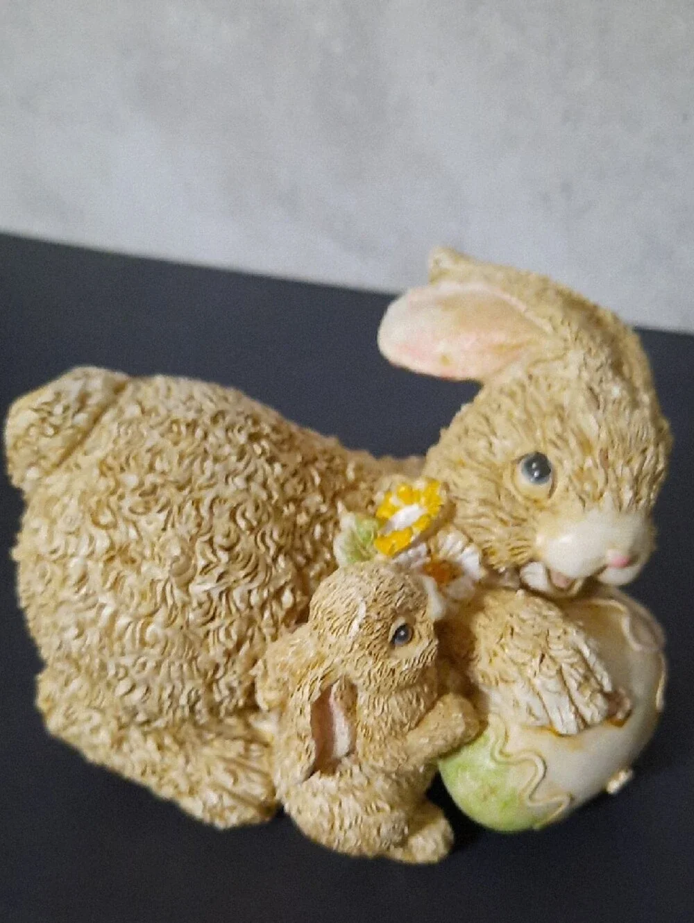 Beige Bunny Figurine with Decorative Egg - Picture 6 of 7
